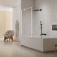Шторка для ванны NEW TRENDY NEW MODUS WHITE 90x150 EXK-2351 (белый) Elit-san.ru