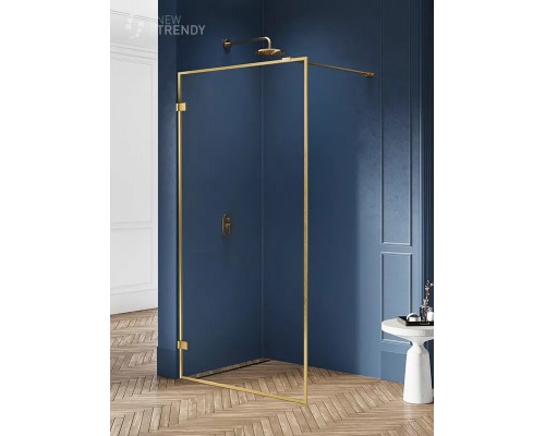 приобрести Душевое ограждение NEW TRENDY AVEXA GOLD BRUSHED 100x200 EXK-3135 (брашированное золото) в магазине сантехники Elit-san.ru Душевое ограждение NEW TRENDY AVEXA GOLD BRUSHED 100x200 EXK-3135 (брашированное золото) Elit-san.ru