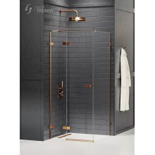 Душевое ограждение NEW TRENDY AVEXA COPPER BRUSHED L 90x110x200 EXK-3555 (брашированная медь)