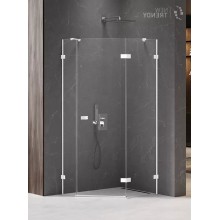 Душевое ограждение NEW TRENDY AVEXA WHITE R 100x80x200 EXK-3869 (белый)