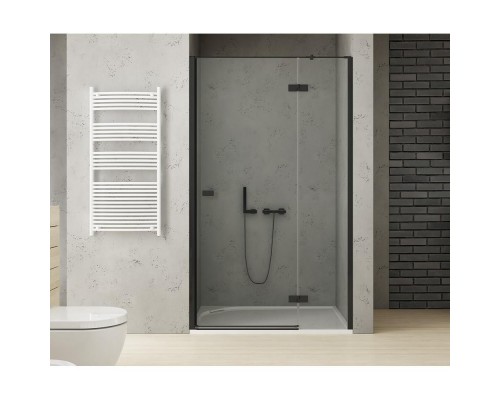 заказать Дверь в нишу NEW TRENDY REFLEXA BLACK R 130x200 EXK-4909 (черный) в магазине сантехники Elit-san.ru Дверь в нишу NEW TRENDY REFLEXA BLACK R 130x200 EXK-4909 (черный) Elit-san.ru
