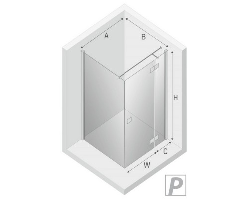 купить Душевое ограждение NEW TRENDY REFLEXA R 110x120x200 EXK-5149 (хром) в магазине сантехники Elit-san.ru Душевое ограждение NEW TRENDY REFLEXA R 110x120x200 EXK-5149 (хром) Elit-san.ru