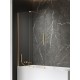 Шторка для ванны NEW TRENDY SMART GOLD BRUSHED 160x150 EXK-7793 (брашированное золото)