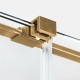 Шторка для ванны NEW TRENDY SMART GOLD BRUSHED 160x150 EXK-7793 (брашированное золото)