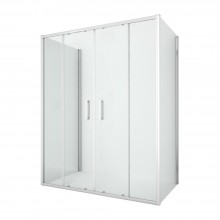 Душевое ограждение NEW TRENDY NEW CORRINA  150x90x195 K-0485 (хром)