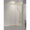 Шторка для ванны NEW TRENDY SENSI LIGHT GOLD 85x150 P-0101 (светлое золото)