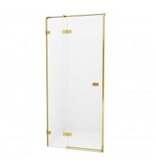 Дверь в нишу NEW TRENDY AVEXA GOLD BRUSHED 130x200 EXK-1724 (брашированное золото)