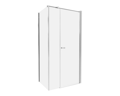 Душевое ограждение NEW TRENDY NEW SOLEO 100x80x195 K-0359 (хром) Elit-san.ru