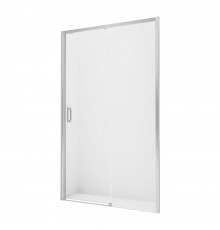 Дверь в нишу NEW TRENDY PRIME 110x200 R D-0301A (хром)