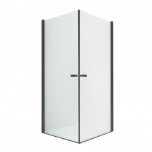 Душевое ограждение NEW TRENDY NEW SOLEO BLACK 2D 80x80x195 D-0230A/D-0230A (черный)