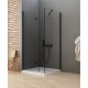 Душевое ограждение NEW TRENDY NEW SOLEO BLACK складные двери L 80x110x195 D-0234A/D-0148B (черный) Elit-san.ru