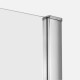 Душевое ограждение NEW TRENDY PRIME 140x80x200 D-0307A/D-0123B (хром) Elit-san.ru