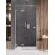 Дверь в нишу NEW TRENDY AVEXA 100x200 EXK-1445 (хром) Elit-san.ru