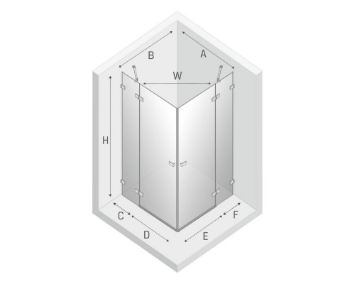 купить Душевое ограждение NEW TRENDY AVEXA 120x100x200 EXK-1537 (хром) в магазине сантехники Elit-san.ru Душевое ограждение NEW TRENDY AVEXA 120x100x200 EXK-1537 (хром) Elit-san.ru