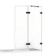 Шторка для ванны NEW TRENDY AVEXA BLACK 120x150 EXK-1987 R (черный) Elit-san.ru