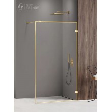 Душевое ограждение NEW TRENDY AVEXA GOLD SHINE 70x200 EXK-2158 (золото)