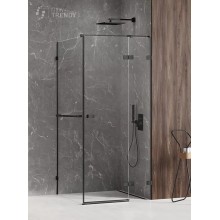 Душевое ограждение NEW TRENDY AVEXA BLACK R 100x110x200 EXK-2581 (черный)