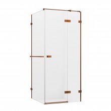 Душевое ограждение NEW TRENDY AVEXA COPPER BRUSHED R 110x70x200 EXK-3653 (брашированная медь)