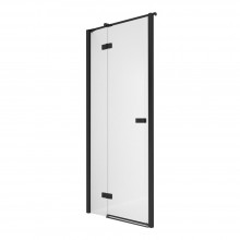 Дверь в нишу NEW TRENDY REFLEXA BLACK L 120x200 EXK-4906 (черный)
