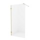 Душевое ограждение NEW TRENDY AVEXA GOLD BRUSHED 120x200 EXK-7007 (брашированное золото) Elit-san.ru
