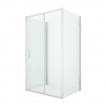 Душевое ограждение NEW TRENDY NEW CORRINA  130x90x195 K-0574 (хром)