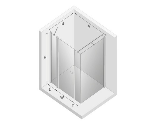 заказать Душевое ограждение NEW TRENDY NEW SOLEO 120x70x195 K-0646 (хром) в магазине сантехники Elit-san.ru Душевое ограждение NEW TRENDY NEW SOLEO 120x70x195 K-0646 (хром) Elit-san.ru