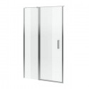 Душевая дверь со стенкой EXCELLENT Mazo 150 см (хром)