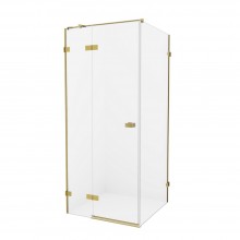 Душевое ограждение NEW TRENDY AVEXA GOLD BRUSHED 80x80x200 EXK-1730 (брашированное золото)
