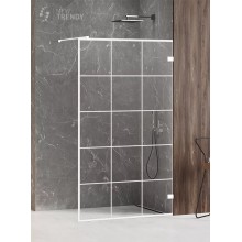 Душевое ограждение NEW TRENDY AVEXA WHITE 110x200 EXK-2986 (белый)
