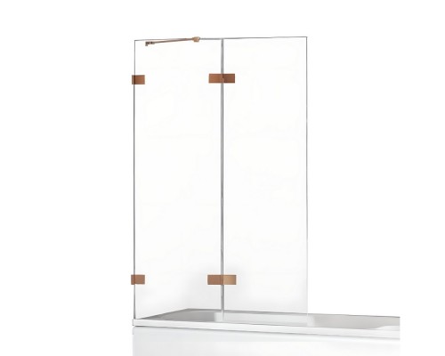 купить Шторка для ванны NEW TRENDY AVEXA COPPER BRUSHED 130x150 EXK-3814 L (брашированная медь) в магазине сантехники Elit-san.ru Шторка для ванны NEW TRENDY AVEXA COPPER BRUSHED 130x150 EXK-3814 L (брашированная медь) Elit-san.ru