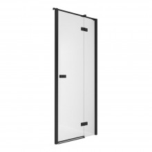 Дверь в нишу NEW TRENDY REFLEXA BLACK R 110x200 EXK-4905 (черный)