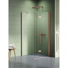 Душевое ограждение NEW TRENDY NEW SOLEO COPPER BRUSHED R 100x70x195 K-2069 (брашированная медь)