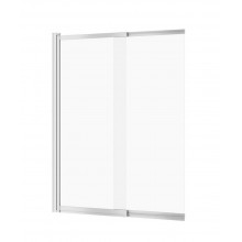 Шторка для ванны NEW TRENDY SENSI 85x150 P-0037 (хром)
