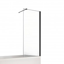 Шторка для ванны NEW TRENDY NEW SOLEO BLACK 60x140 P-0078-WP (черный)