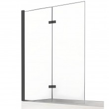 Шторка для ванны NEW TRENDY NEW SOLEO BLACK 110x140 P-0084 L (черный)