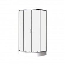 Душевое ограждение NEW TRENDY SUVIA с поддоном 80x80x201 ZS-0001 (хром)