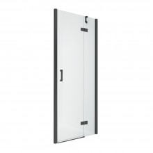 Дверь в нишу NEW TRENDY NEW RENOMA BLACK R 90x195 D-0196A (черный)