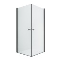 Душевое ограждение NEW TRENDY NEW SOLEO BLACK 2D 70x90x195 D-0229A/D-0231A (черный)