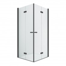 Душевое ограждение NEW TRENDY NEW SOLEO BLACK складные 2D 100x70x195 D-0236A/D-0237A (черный)
