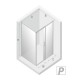 Душевое ограждение NEW TRENDY PRIME BLACK R 120x80x200 D-0321A/D-0128B (черный) Elit-san.ru