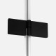 Дверь в нишу NEW TRENDY NEW RENOMA BLACK R 110x195 D-0365A (черный) Elit-san.ru