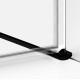 Дверь в нишу NEW TRENDY NEW RENOMA BLACK R 110x195 D-0365A (черный) Elit-san.ru