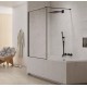 Шторка для ванны NEW TRENDY NEW MODUS BLACK 60x150 EXK-1932-WP (черный) Elit-san.ru