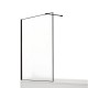 Шторка для ванны NEW TRENDY NEW MODUS BLACK 60x150 EXK-1932-WP (черный) Elit-san.ru
