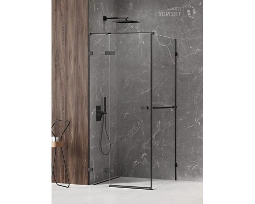 приобрести Душевое ограждение NEW TRENDY AVEXA BLACK L 100x120x200 EXK-2552 (черный) в магазине сантехники Elit-san.ru Душевое ограждение NEW TRENDY AVEXA BLACK L 100x120x200 EXK-2552 (черный) Elit-san.ru