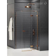Душевое ограждение NEW TRENDY AVEXA COPPER BRUSHED R 120x120x200 EXK-3604 (брашированная медь)