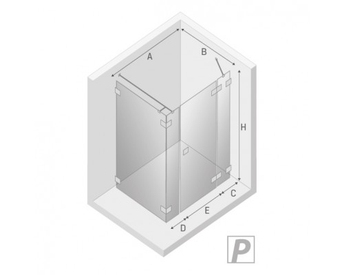 купить Душевое ограждение NEW TRENDY EVENTA PLUS R 110x90x200 EXK-4560 (хром) в магазине сантехники Elit-san.ru Душевое ограждение NEW TRENDY EVENTA PLUS R 110x90x200 EXK-4560 (хром) Elit-san.ru
