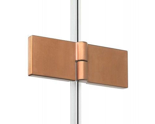 Душевое ограждение NEW TRENDY NEW SOLEO COPPER BRUSHED R 80x80x195 K-2058 (брашированная медь) Elit-san.ru