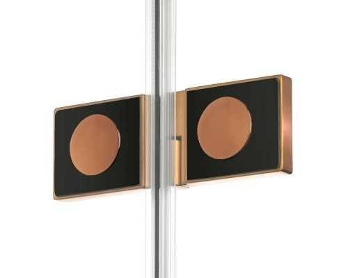 Душевое ограждение NEW TRENDY NEW SOLEO COPPER BRUSHED R 80x80x195 K-2058 (брашированная медь) Elit-san.ru