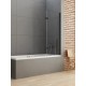Шторка для ванны NEW TRENDY NEW SOLEO BLACK 100x140 P-0042 R (черный) Elit-san.ru